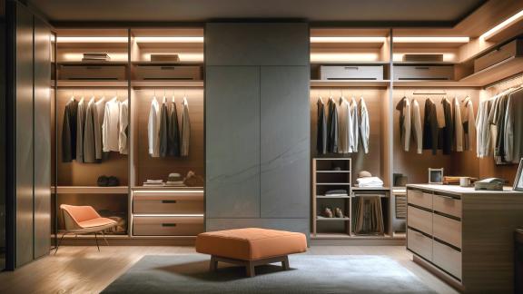 Begehbarer Kleiderschrank