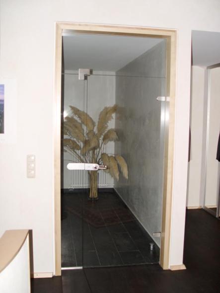 Glastür
